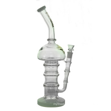 Herz Honeycomb Lookah Shisha Glas Rauchen Wasserpfeife (ES-GB-473)